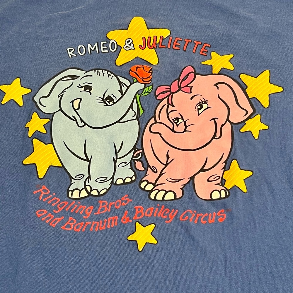 Vintage RINGLING BROS & BARNUM & BAILEY CIRCUS "Romeo & Juliette" XL - Picture 2 of 5